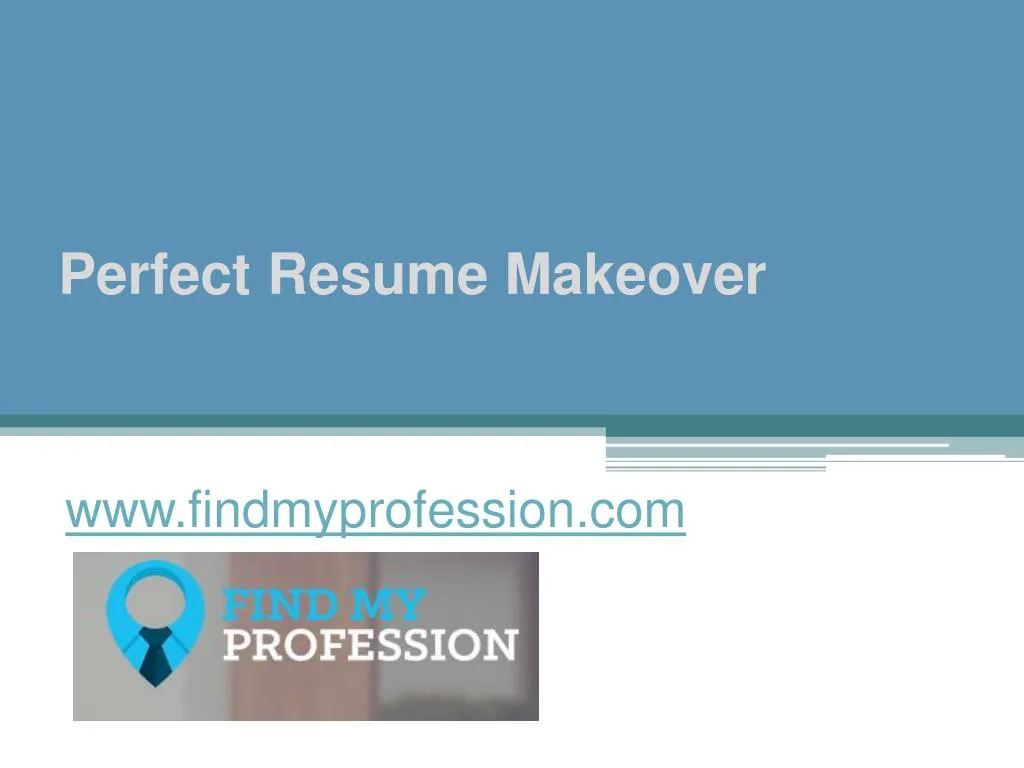 perfect resume makeover