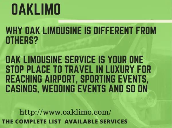 Black car service | oaklimo