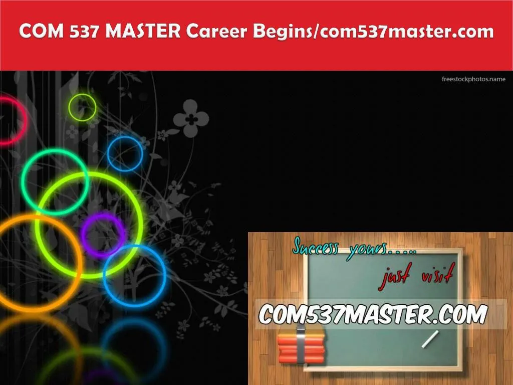 com 537 master career begins com537master com