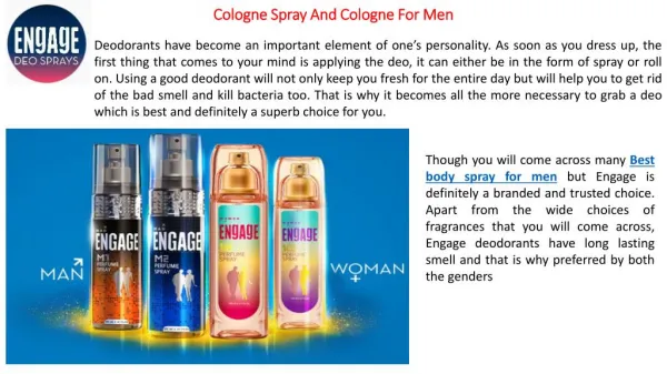 The Best Perfume Spray For Men