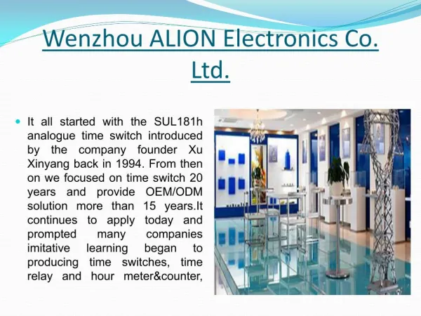 Wenzhou ALION Electronics Co., Ltd