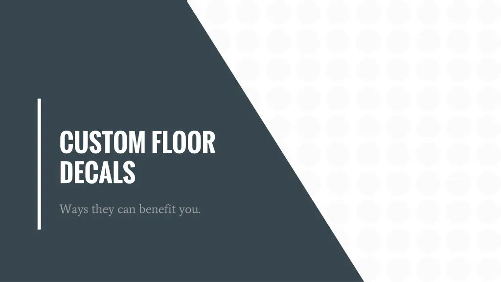 custom floor decals
