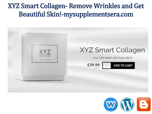 XYZ Smart Collagen Cream : *Free Trial* Offer Pack!!