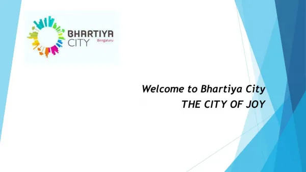 Bhartiya City - Smart City in Bangalore