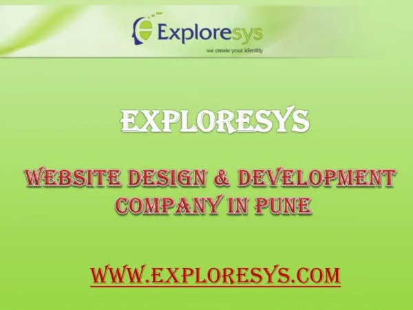 Website design & development company in pune-Exploresys