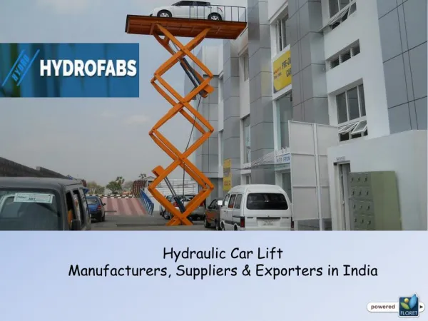 Hydraulic Car Lift Manufacturers