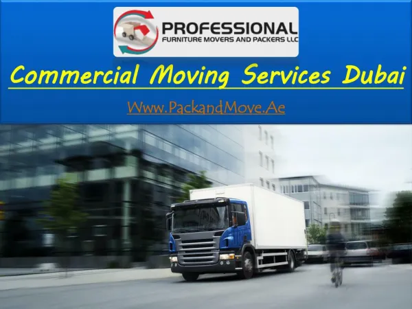 Moving and Packing Services Dubai