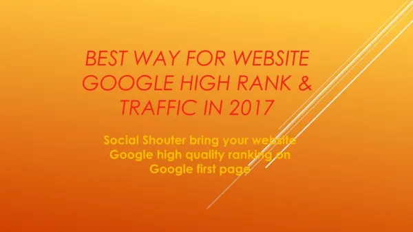 I will create your website Google high ranking