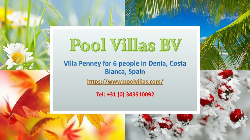 pool villas bv