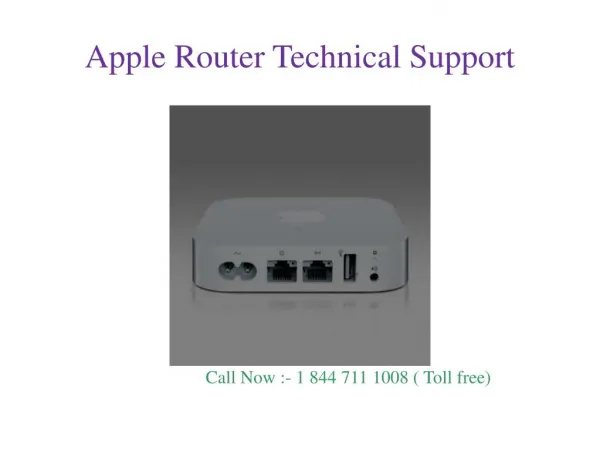 Apple Router Customer Support Helpline Number