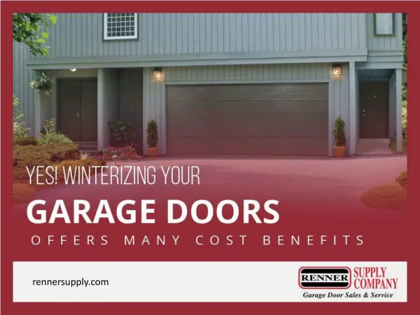 Winterize Your Garage Doors in St. Louis to Reduce Maintenance Cost