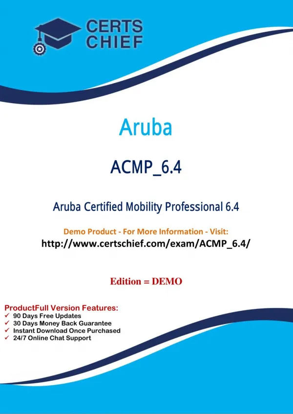 ACMP_6.4 Certification Practice Test