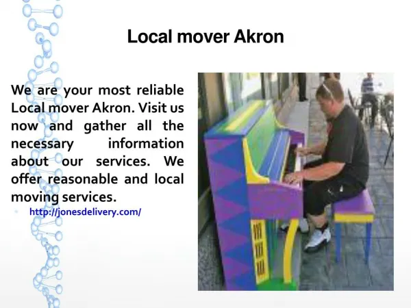 Local mover Akron
