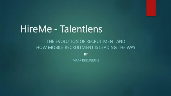 How Mobile Recruitment Is Leading The Way