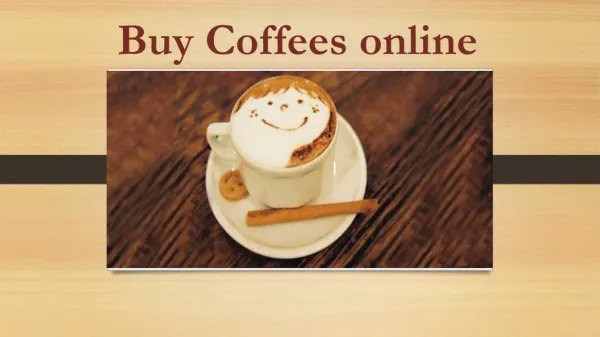 Buy Coffees online