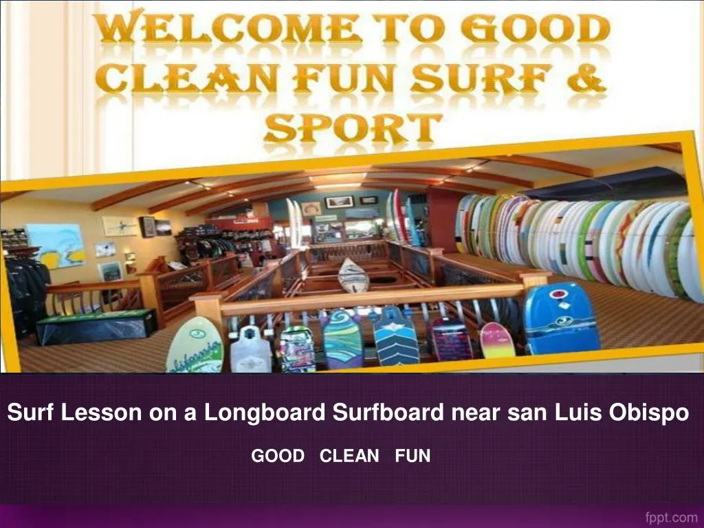 surf lesson on a longboard surfboard near san luis obispo