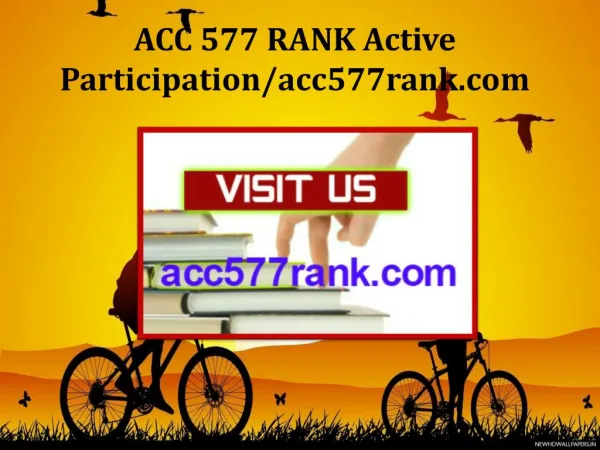 ACC 577 RANK Active Participation/acc577rank.com