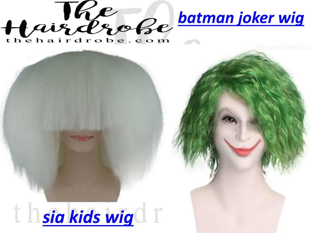 batman joker wig