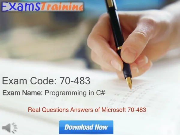 70-483 Real Exam Questions With Answers