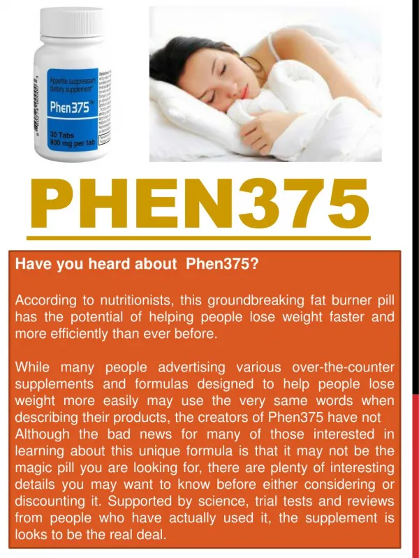 Buy Phen375