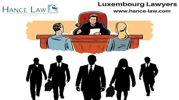 Experience and Expert Luxembourg lawyers