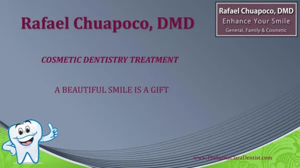 Teeth whitening, Veneers in Santa Clara by Cosmetic Dentist Dr. Chuapoco