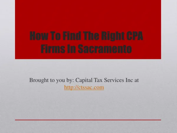 How to find the right cpa firms in sacramento