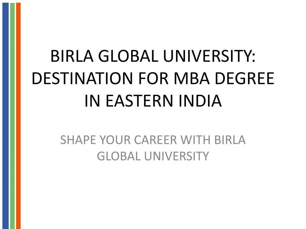 birla global university destination for mba degree in eastern india