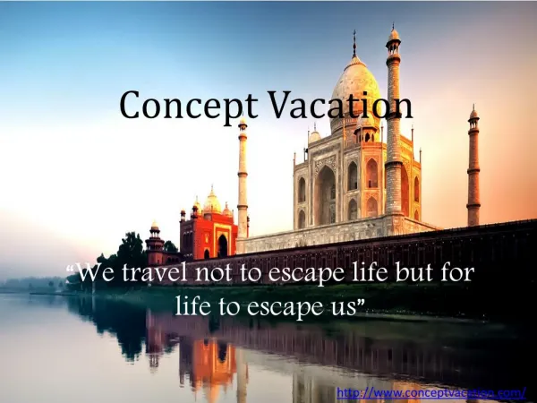 Indian Top Destination - Place to Visit in India - Concept Vacation