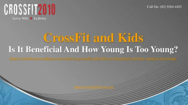 CrossFit and Kids- Is It Beneficial And How Young Is Too Young?