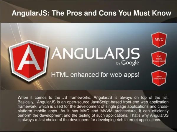 AngularJS: The Pros and Cons You Must Know