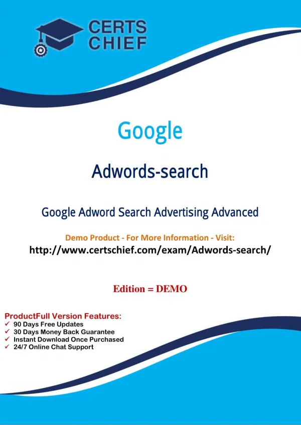Adwords-Search Certification Guide