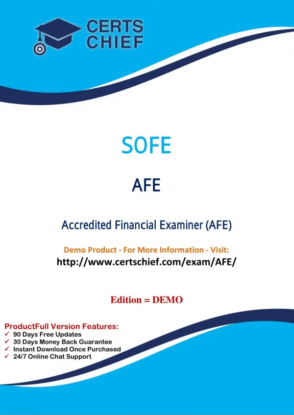AFE Certification Guide