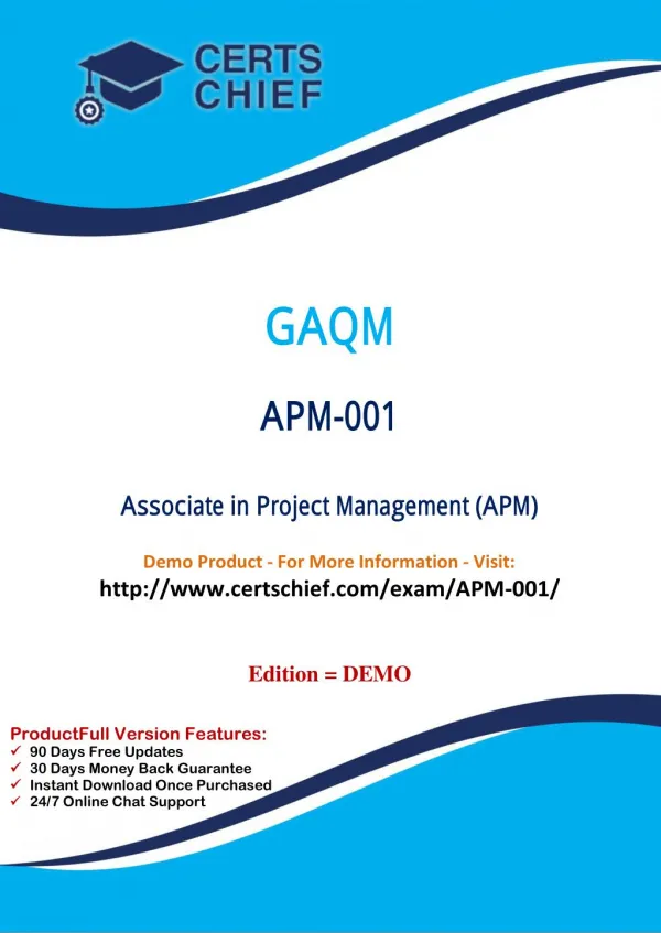 APM-001 Exam Questions Answers
