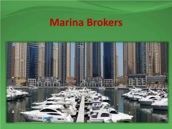 Marina Brokers
