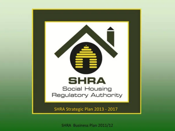 SHRA Business Plan 2011