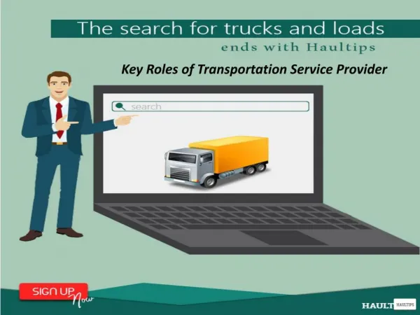 Key Roles of Transportation Service Provider