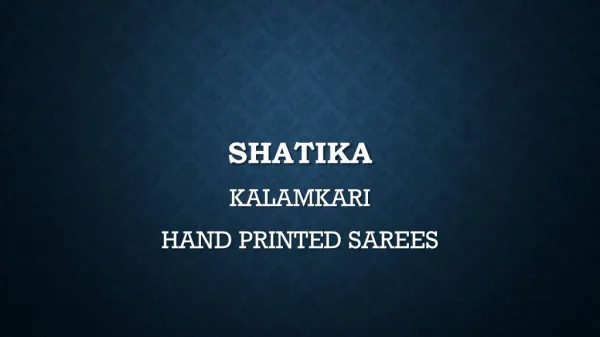 Shop for Printed Kalamkari Sarees