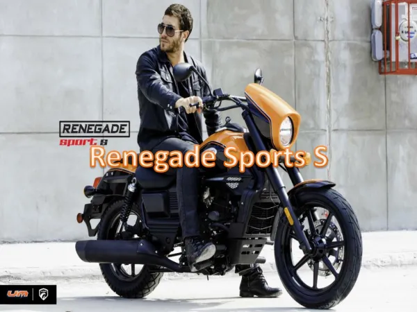 Renegade Sports S - Stylish Cruiser Bike at Affordable Price in India