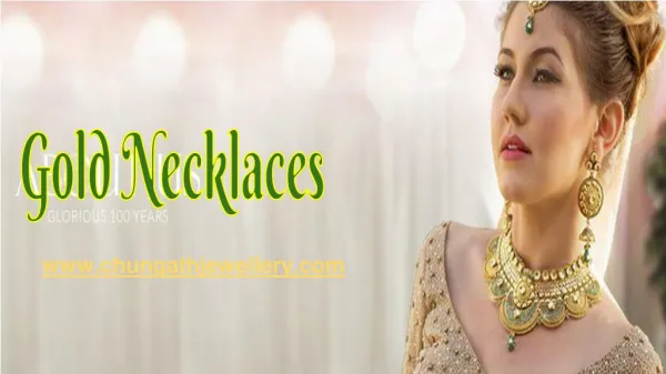 Gold Necklace Online | Hallmarked Gold jewellery