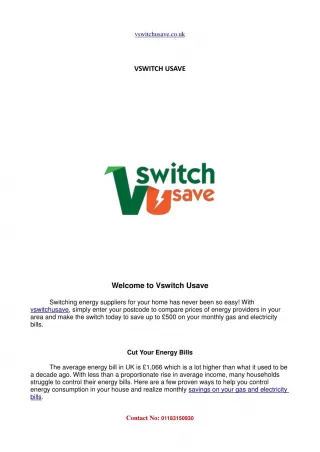 Cut your Energy Bills - slide 1