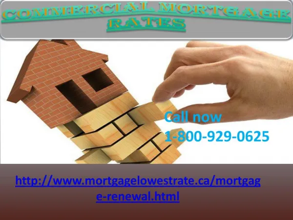Mortgages - Compare The Best 1-800-929-0625 Commercial Mortgage