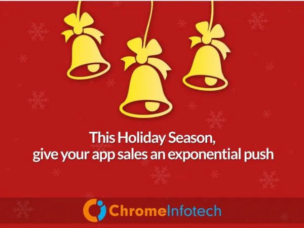 Capitalize on Mobile Apps and boost your sales this holiday season