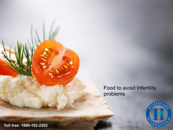 Food to avoid Infertility related problems