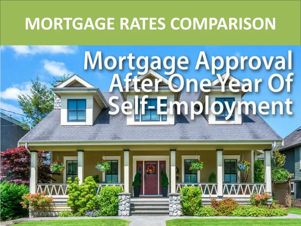 mortgage rates comparison