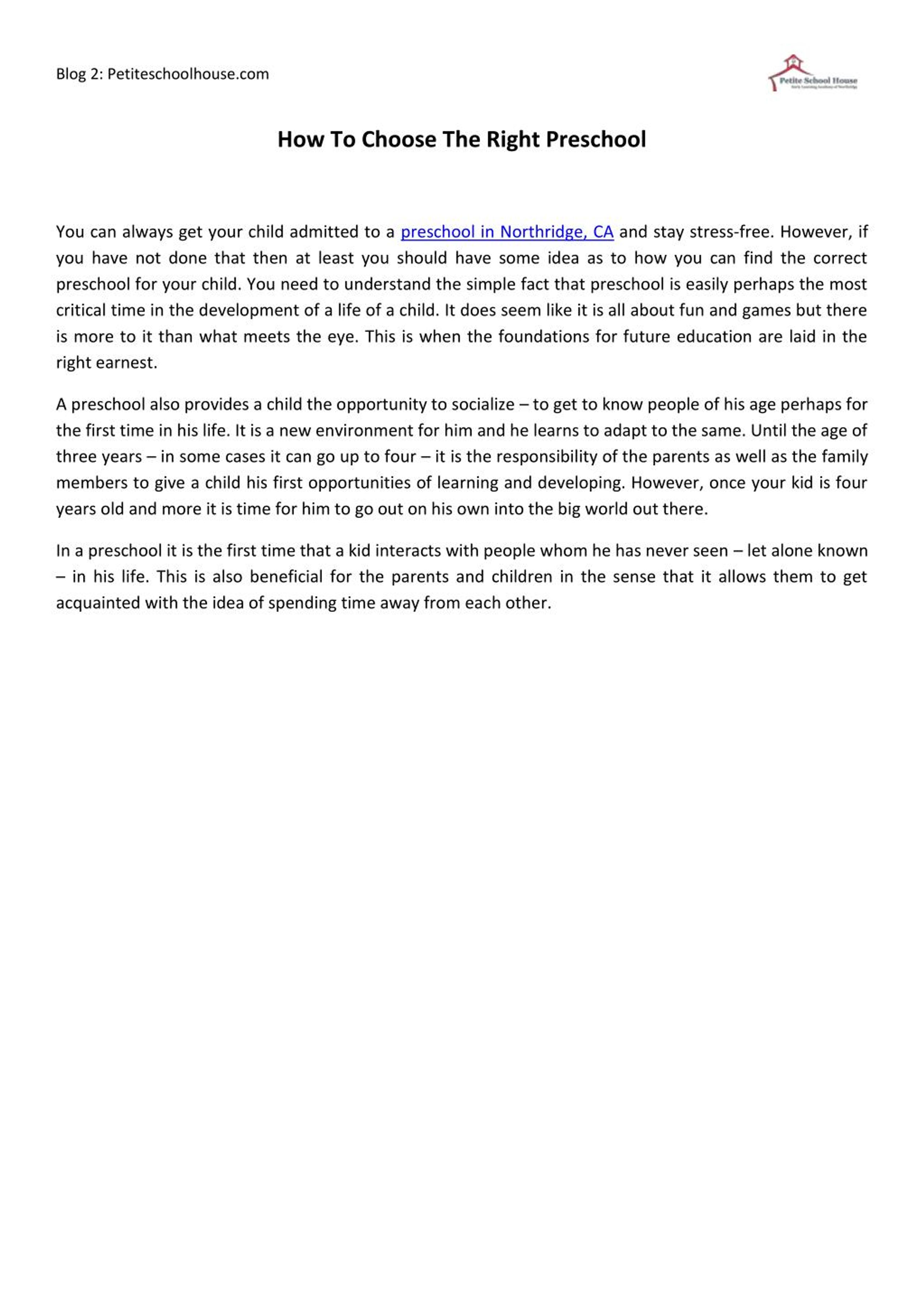 PPT - How To Choose The Right Preschool PowerPoint Presentation, free ...