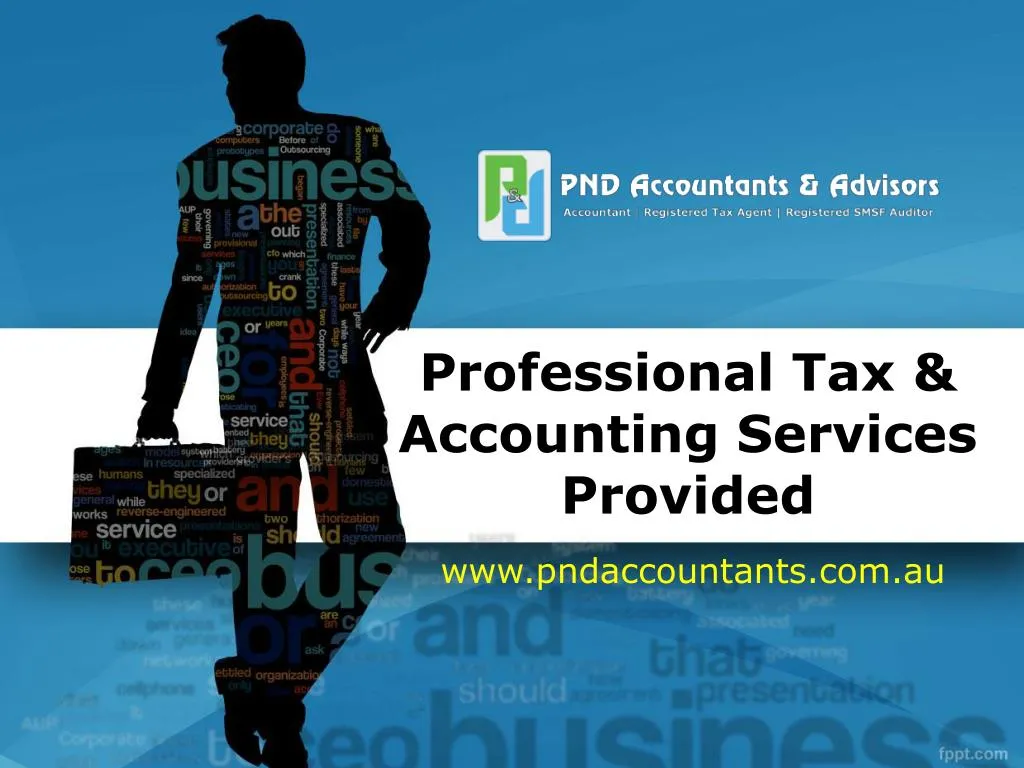 professional tax accounting services provided