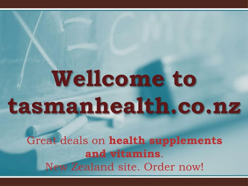 wellcome to tasmanhealth co nz