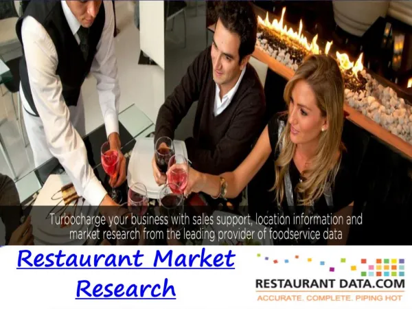 Restaurant Market Research - Restaurant Data