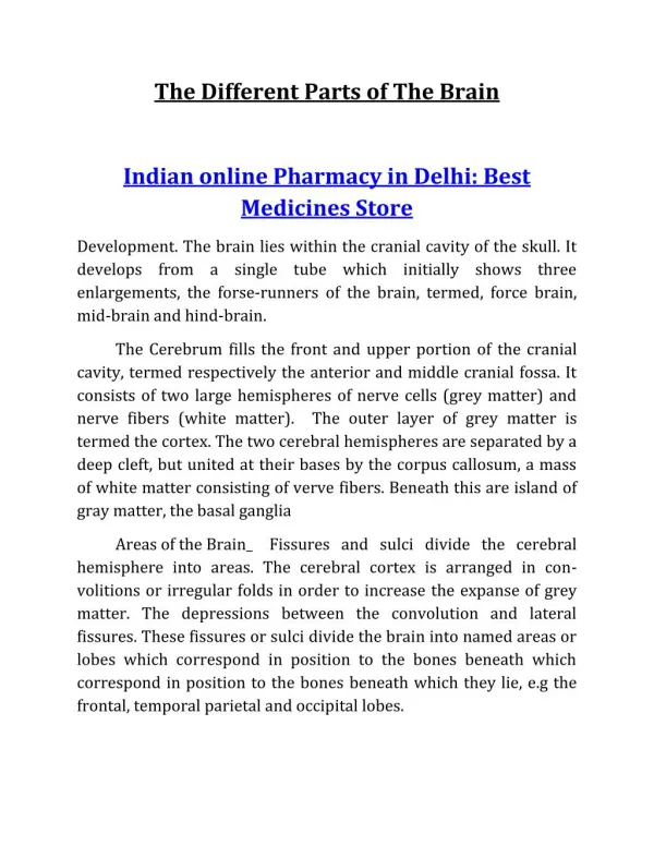 Indian online Pharmacy in Delhi: Best Medicines Store